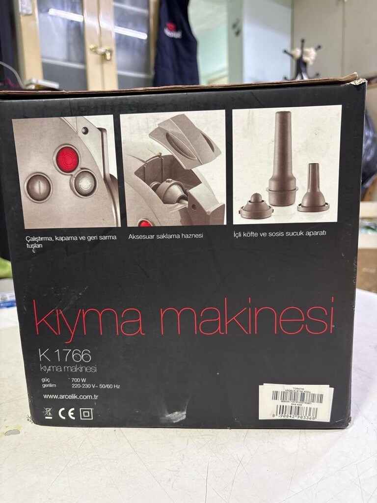 arçelik kıyma makinası k1766 - 2
