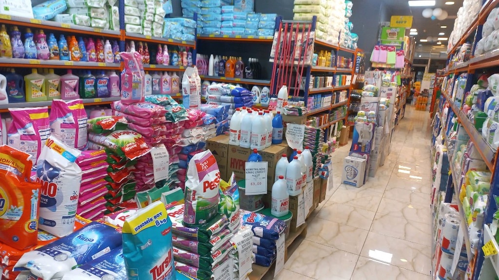 gross rafı ve kasiyer barkod sistemi ve kamera sistemi ve sütlük dolab - 7