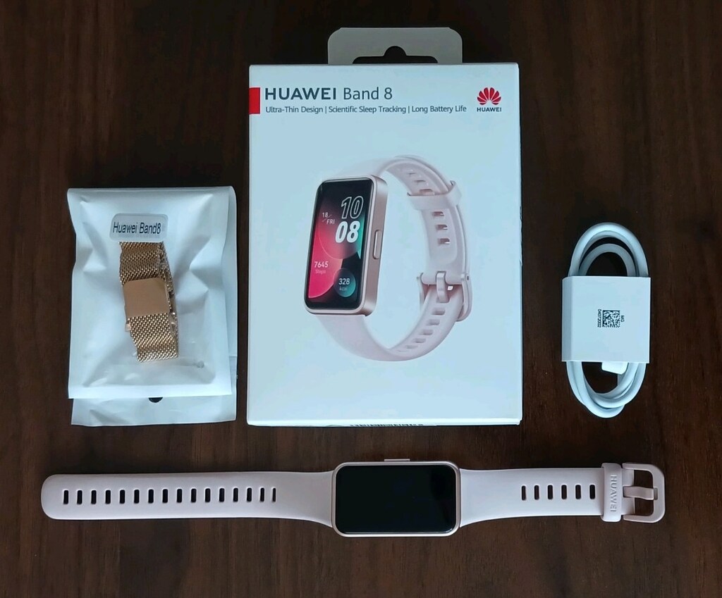 HUAWEİ BAND 8 SAKURA PİNK AKILLI SAAT VE YEDEK METAL KORDON - 5