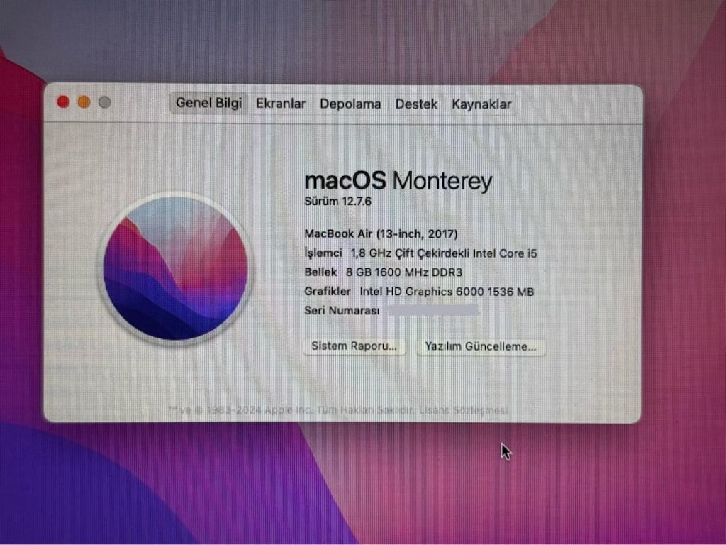 Macbook Air 2017 13,3 inç - 3