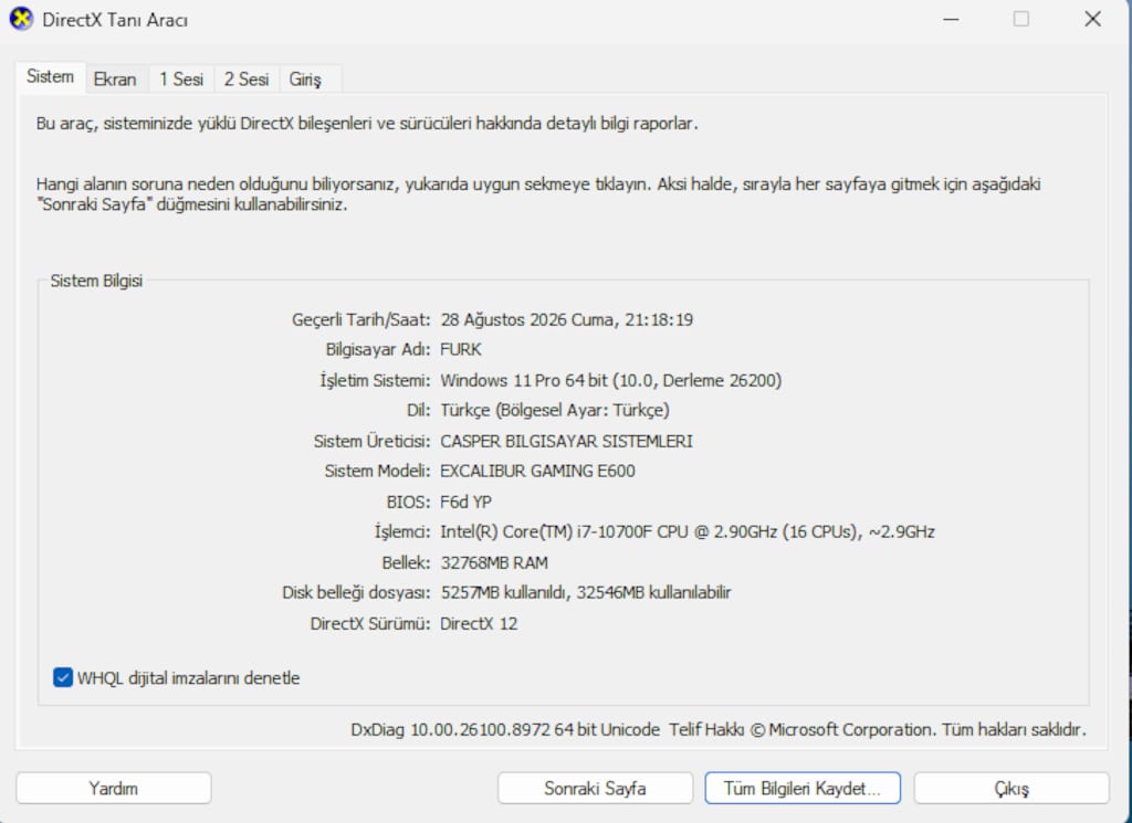 Casper Excalibur Gaming E600 | RTX 3070 - i7 10700F - 32GB RAM - 6