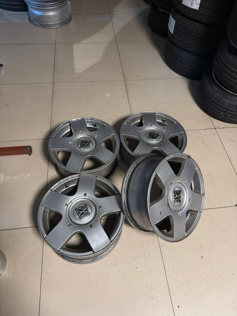 15 İNÇ ORJİNAL VOLKSWAGEN 5x100 JANT TAKIMI TAKAS OLUR - 4