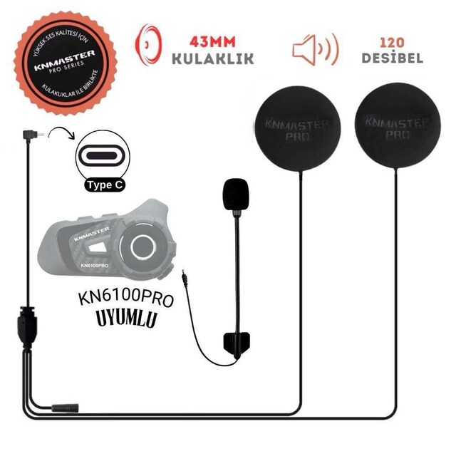 KNMASTER KN6100 PRO KULAKLIK SETİ