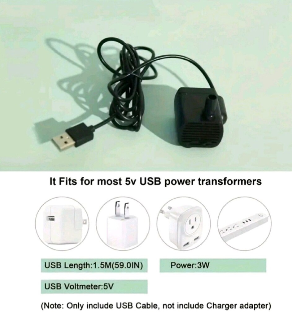 1.5Lt Pet Evcil Hayvan Su Pınarı / USB - 4