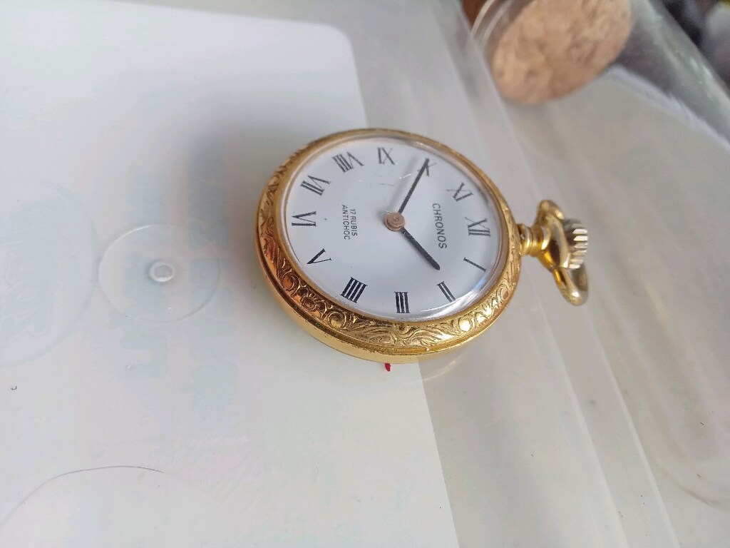 1940 lardan KURMALI CHRONOS BAYAN KOLYE SAATİ - 3