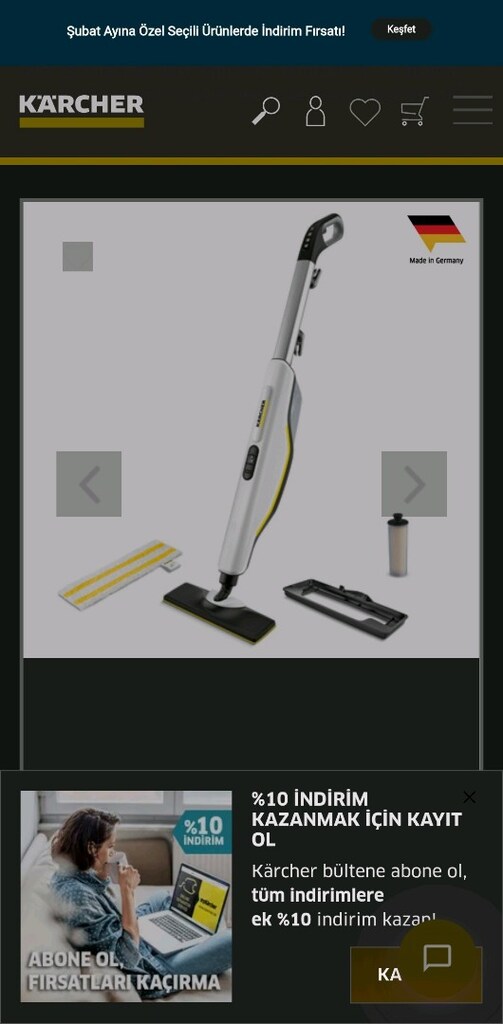 Karcher sc3 upright buharlı temizlik makinesi - 8