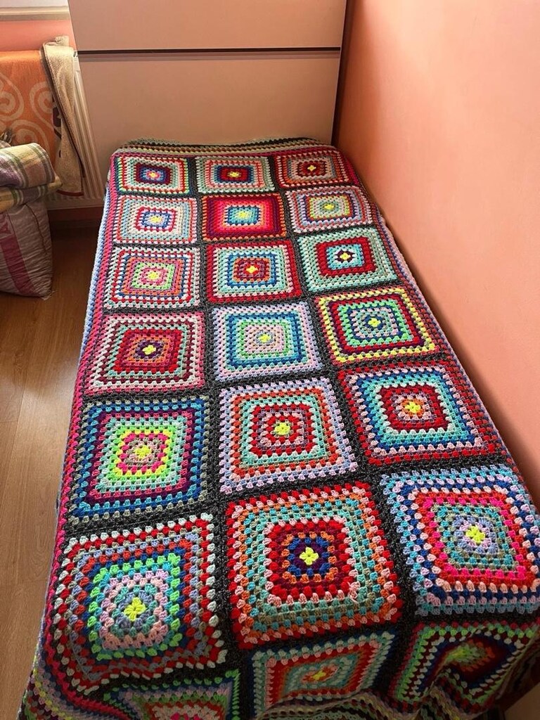 el emeği örtü battaniye yatak örtüsü