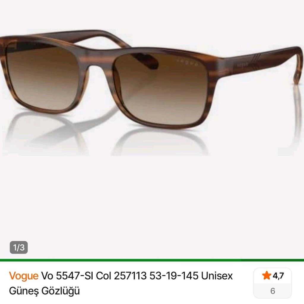 Vogue marka orijinal sıfır güneş gözlüğü @gözlük @sıfır @güneş @yazlık