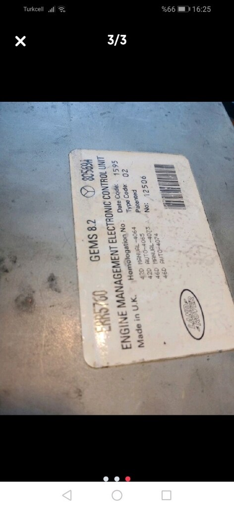LAND ROVER P38 MOTOR BEYNİ - 3