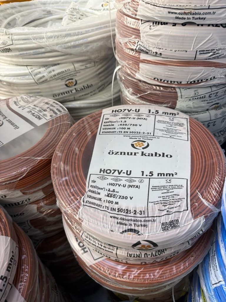 öznür 2,5 nya kablo 1.5 nya kablo şok fiyat - 2