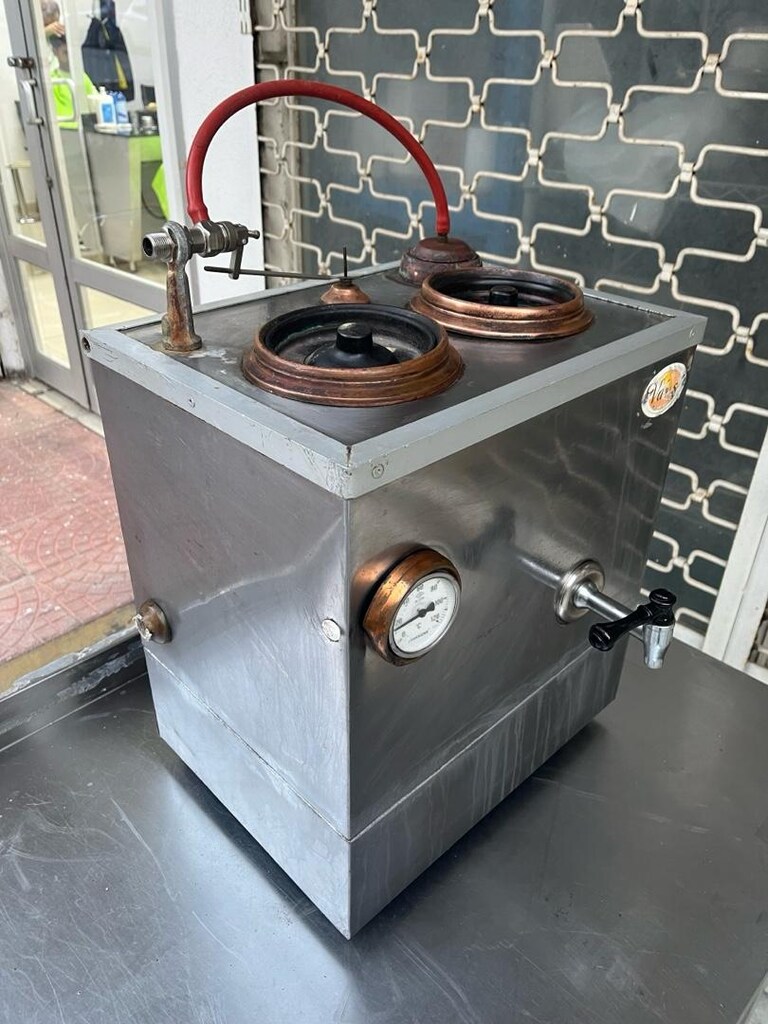 SERVE İÇİ BAKIR İKİLİ ÇAY KAZANI TAM OTOMATİK ELEKTRİKLİ - 3