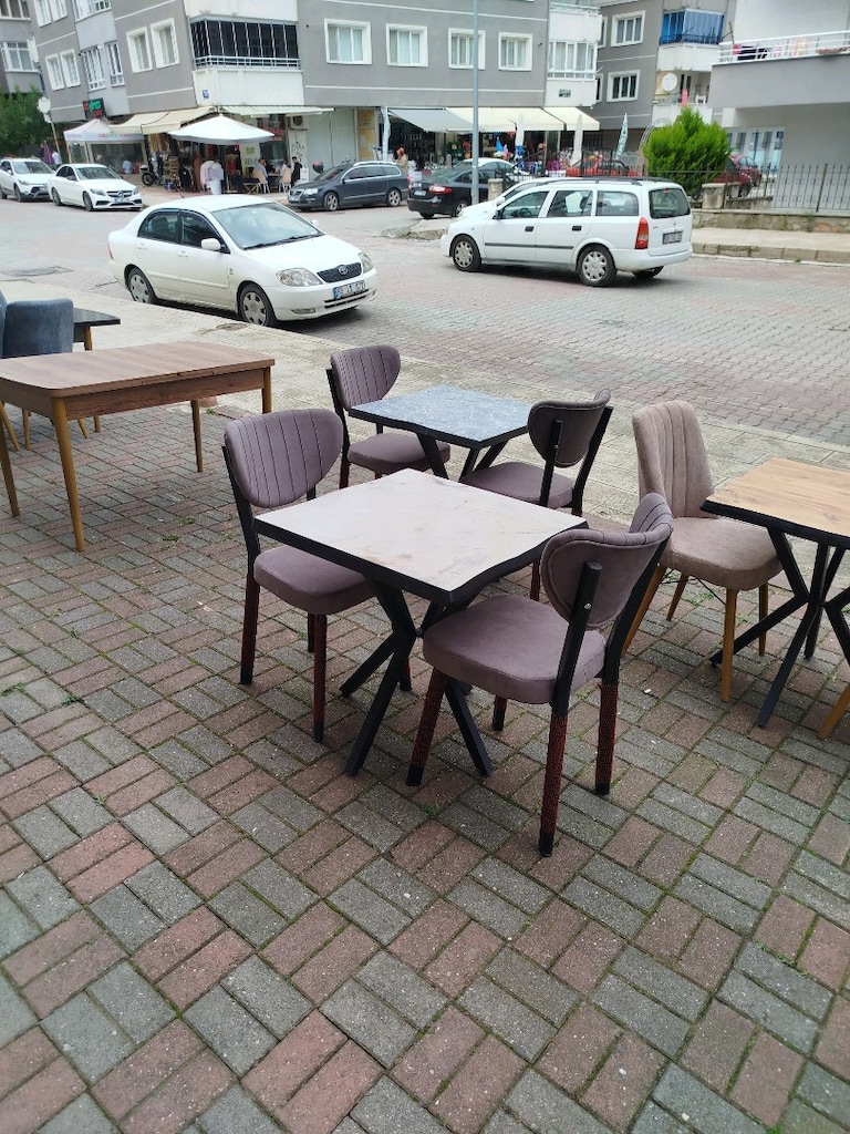 KAFE RESTORAN MASA SANDALYE TAKIMLARI SIFIR SUPER ÜRÜNLER - 2