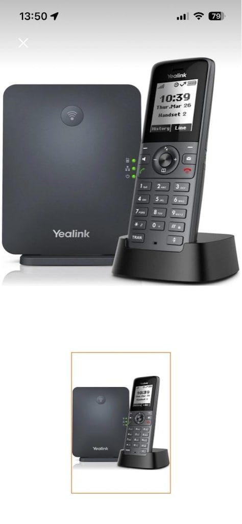 yealink kablosuzlar yeri telefonu - 6
