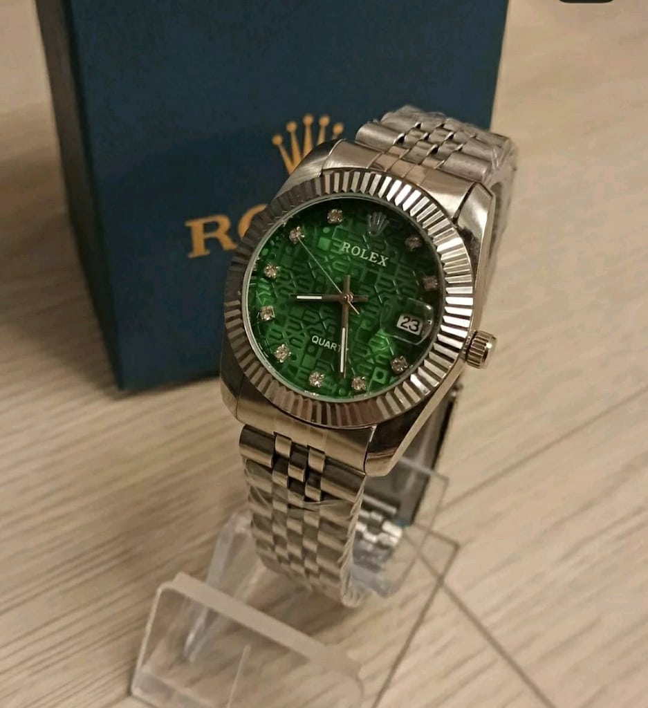 Rolex kadın takvimli pilli kol saati - 5