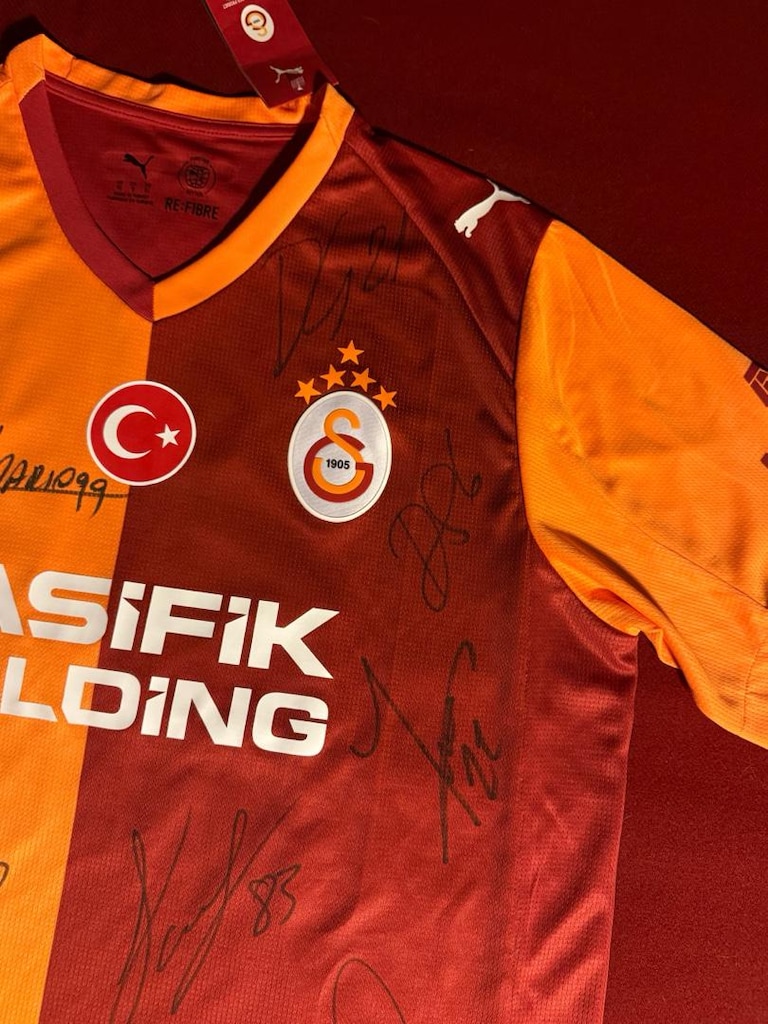Galatasaray İmzalı İç Saha Forması Türkiye Tshirt - 7