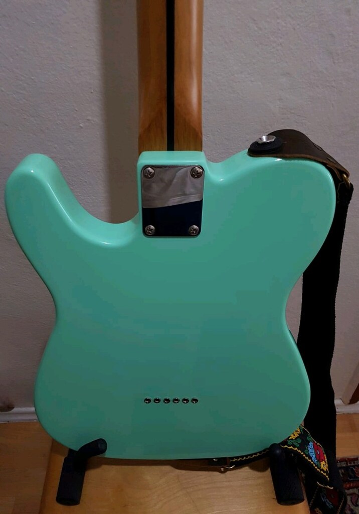 Harley benton Te-62cc Seafoam Green elektro gitar - 8