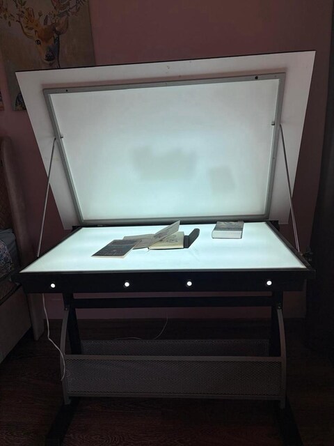 Işıklı Led Mimar Mühendis Çizim Masası
