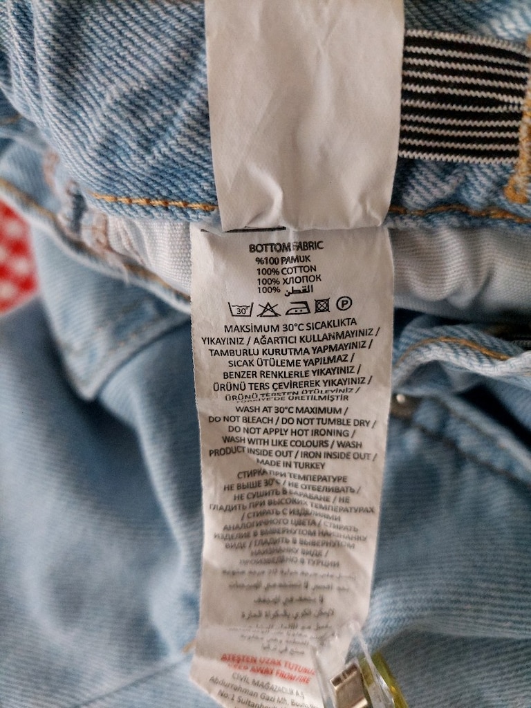 CİVİL kız Çocuk yırtmaçlı Jean Pantolon - 13