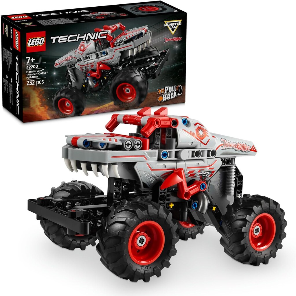 LEGO Technic Monster Jam ThunderROARu Çek-Bırak Oyuncak Kamyon 42200 - 5