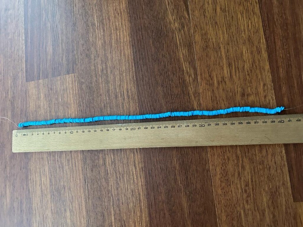 3 adet boncuk kolye - 7