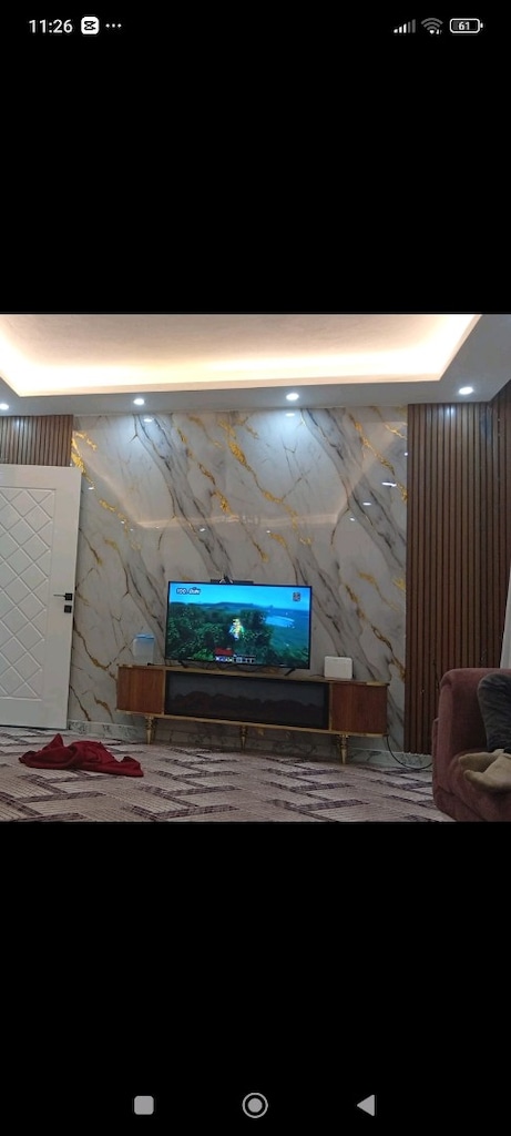 TV ünite lambir boya i duvar kağıdı - 5