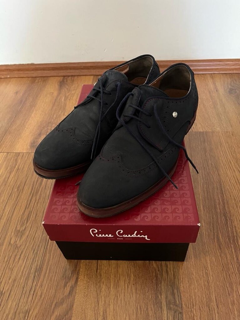 Erkek lacivert Brogue Klasik Ayakkabı - 2