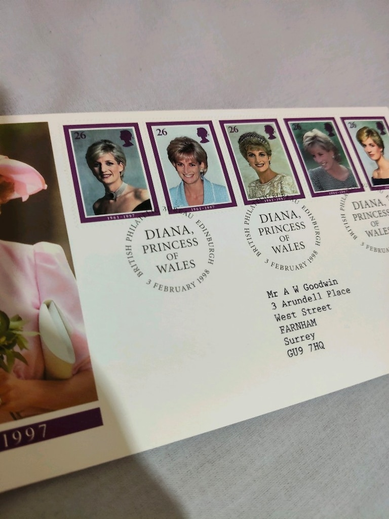 Prenses Diana Atatürk Ilkgün Zarfı ve 10 Kasım - 4