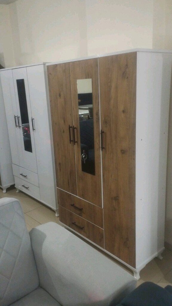 3 KAPILI SIFIR ELBİSE DOLABI MODELLERİ UYGUN FİYATA ŞOK KAMPANYA - 4