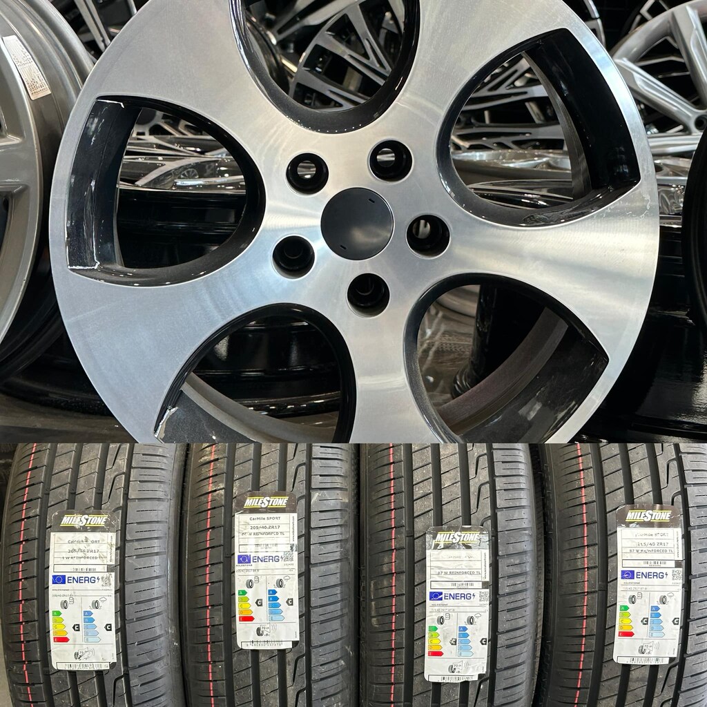 17 JANT 5X100 DETROİT SIFIR SET 205/40/17 MİLESTONE YAĞDIRAN JANT