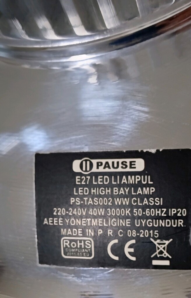 METAL 28CM HALATLI AVİZE - 5