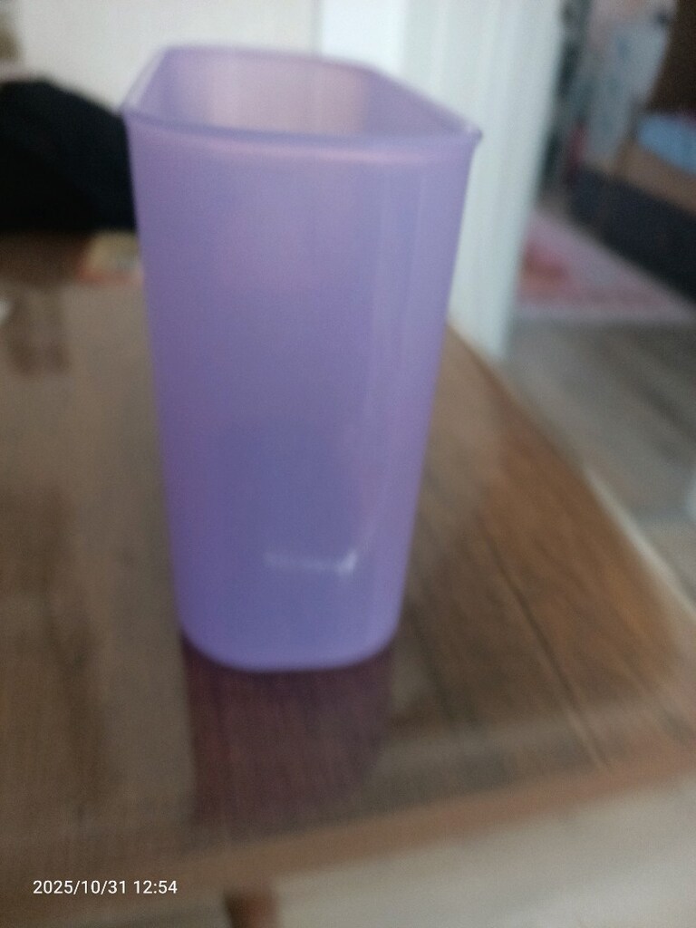 kullanılmamış lila Tupperware saklama kabi - 9