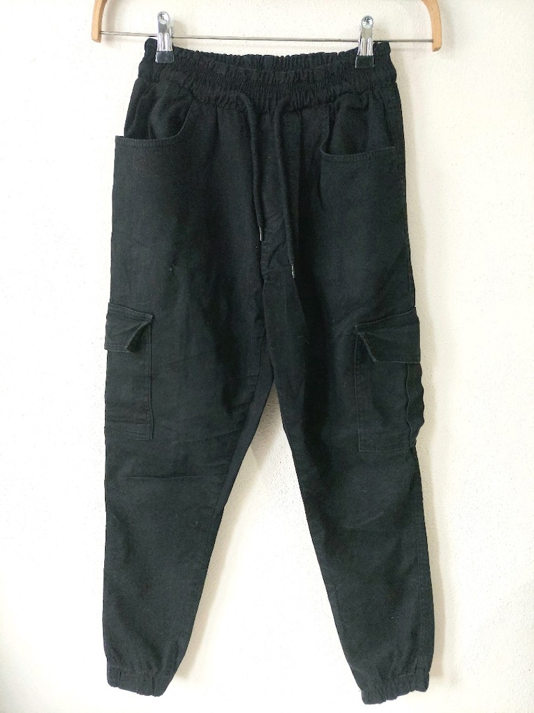 Çocuk bel lastik+ipli kargo pantolon
