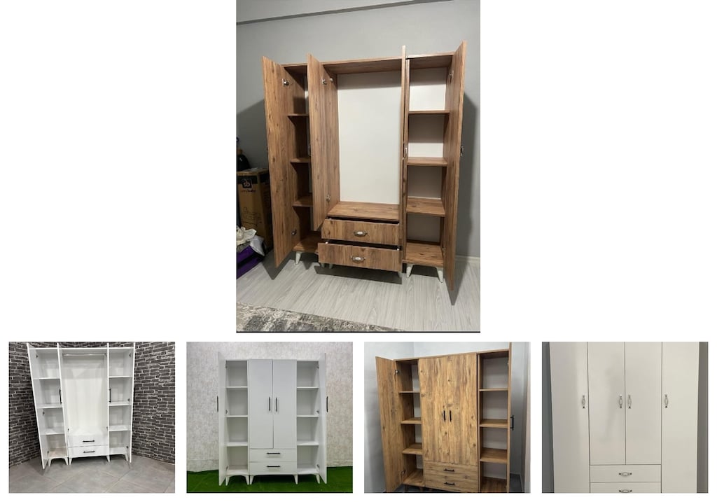 4 kapaklı elbise dolabı updnugxegv - 2