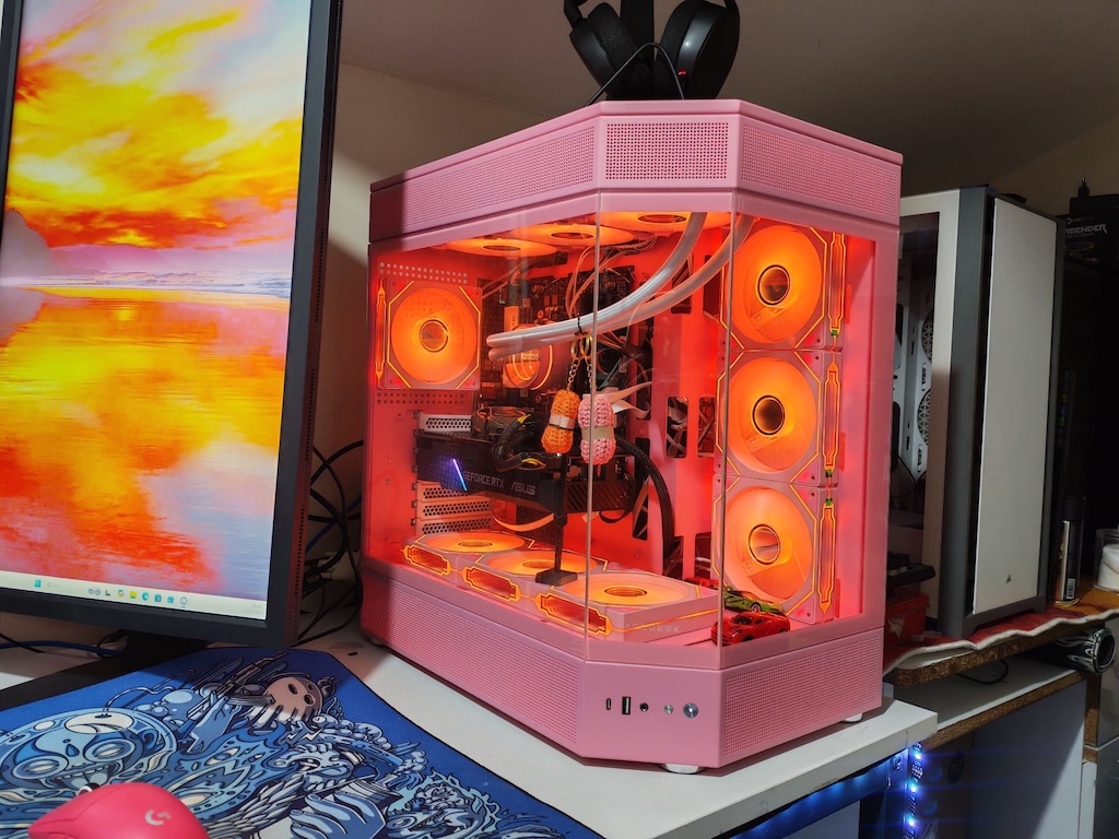 Acegeek Icecube 7 FANLI PEMBE AKVARYUM KASA BOŞ - 4