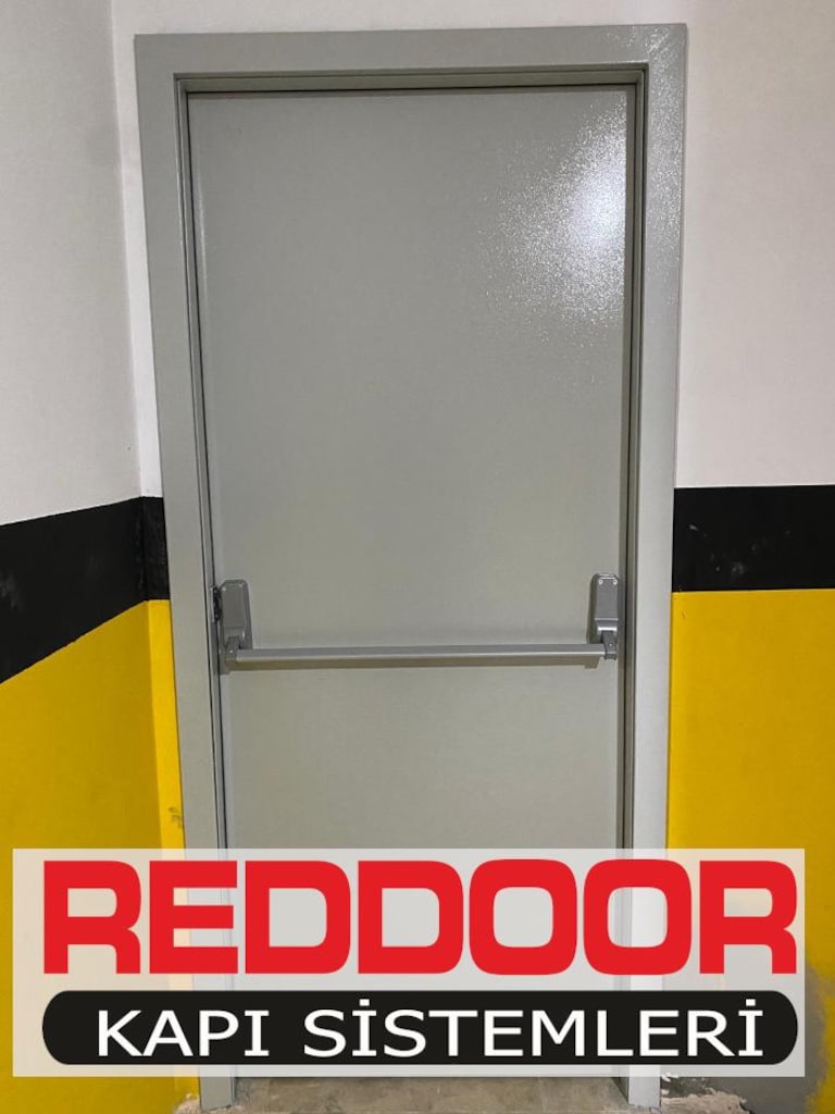 E120 SERTİFİKALI YANGIN KAPISI,METAL YANGINA DAYANIKLI KAPI - 4