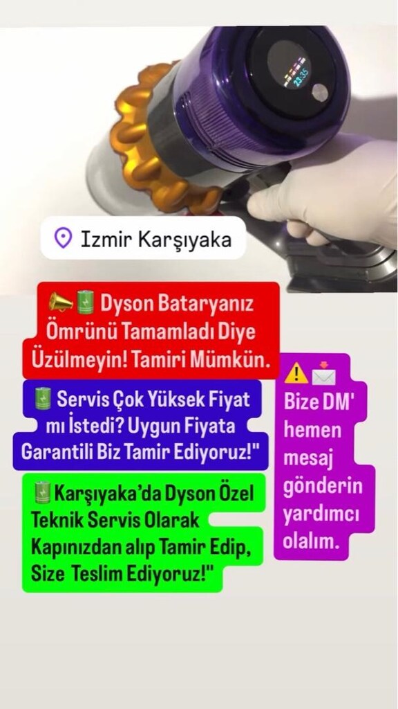 DYSON V11 - V15 BATARYA ORJİNAL - 2