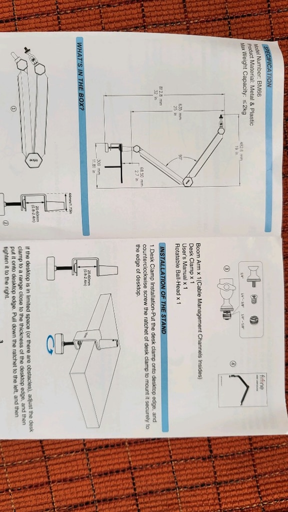 Fifine Bm66 Mikrofon Standı Tutucu Borm Arm - 5