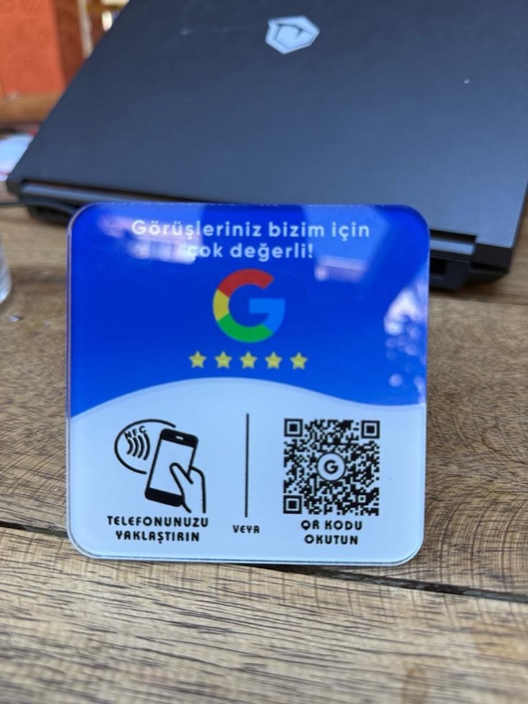 NFC ve QR Google Yorum Kartları - 5