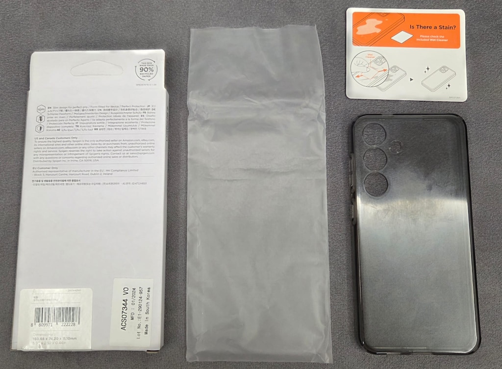 Spigen Samsung Galaxy S24 Kılıf Liquid Crystal Clear - 4