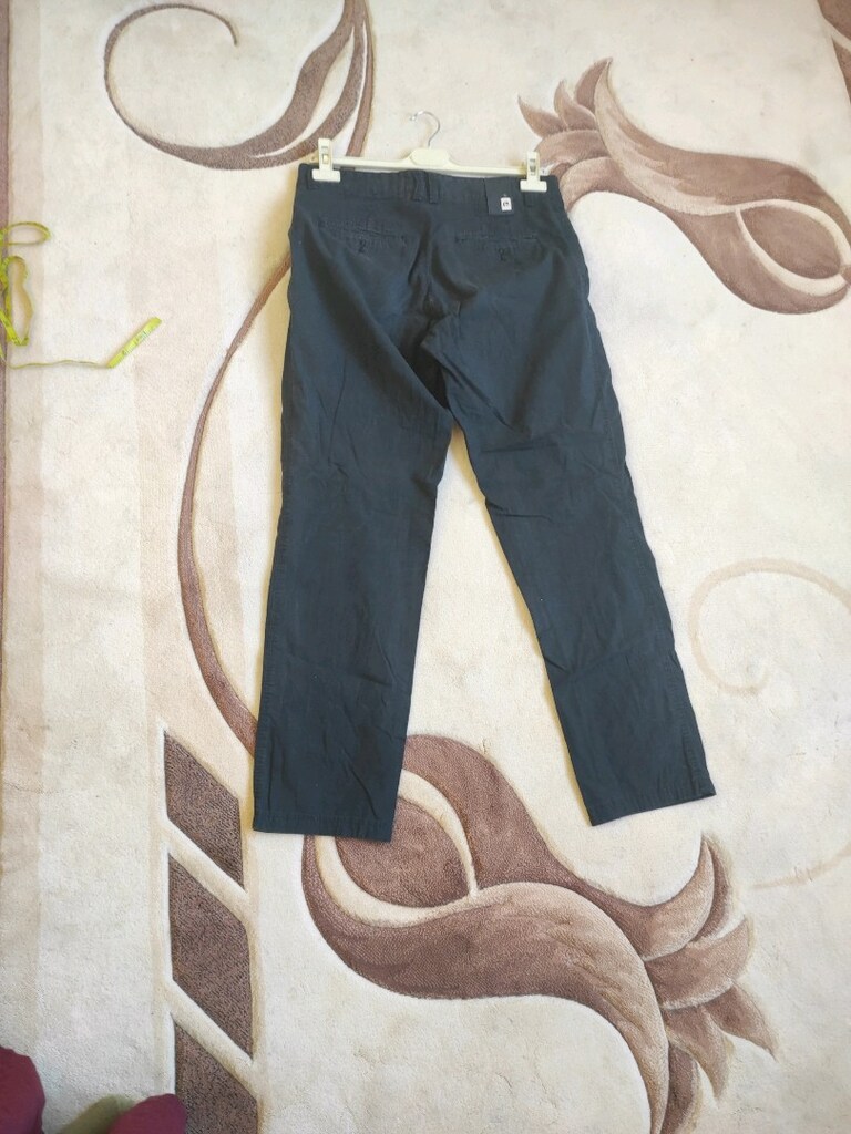 keten ince kumaş Pantolon - 4