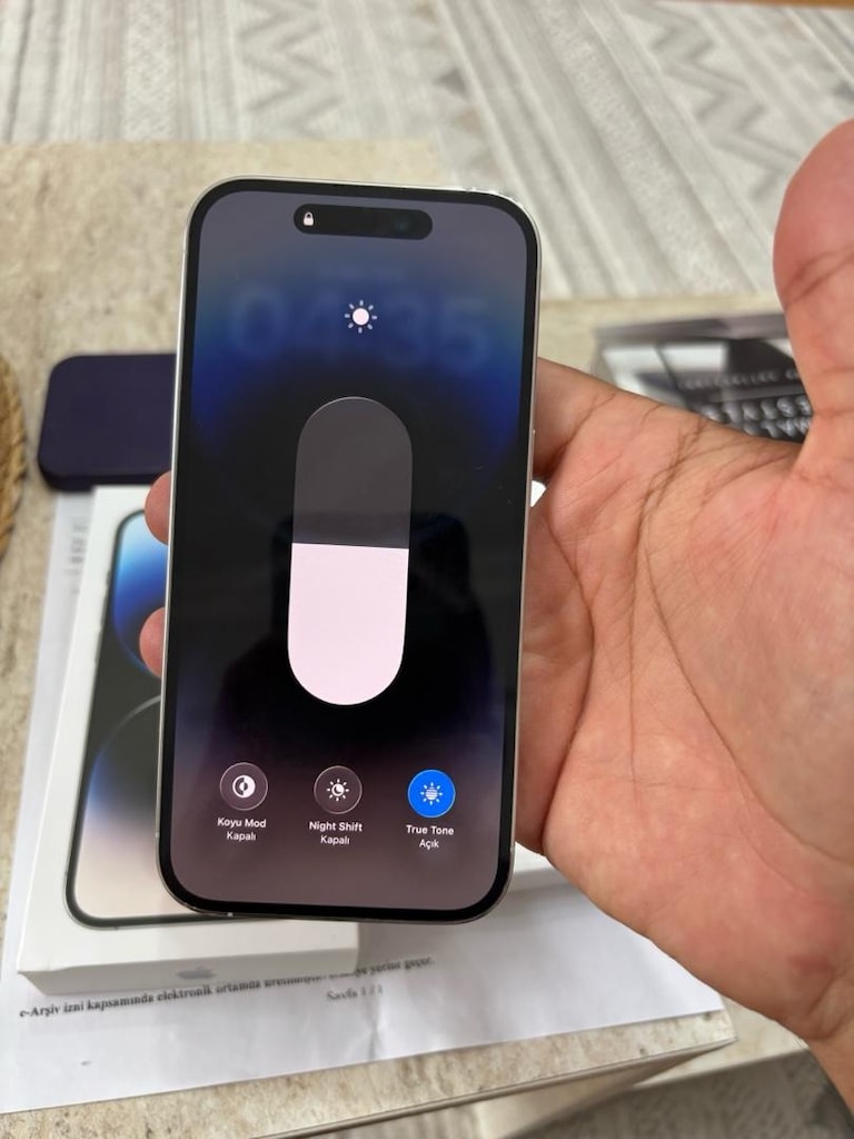 Yurtiçi sıfır gibi 14pro 128 gb kutu faturalı pil 85 hatasız - 6