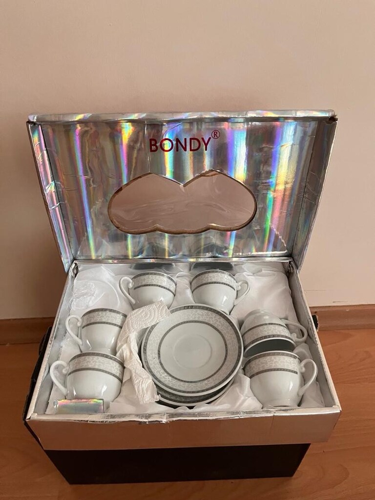 bondy 6 kişilik çay fincan seti - 2