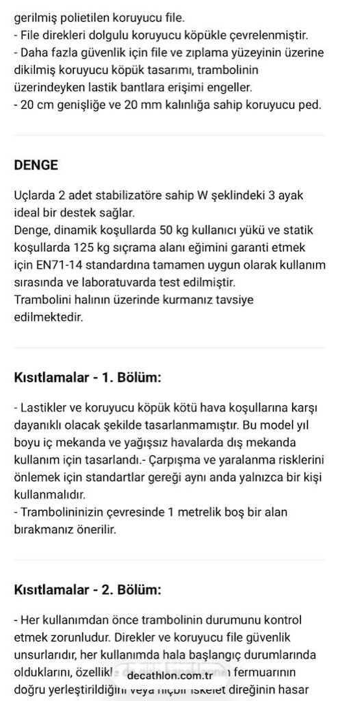 Decathlon Trambolin 140 - 7