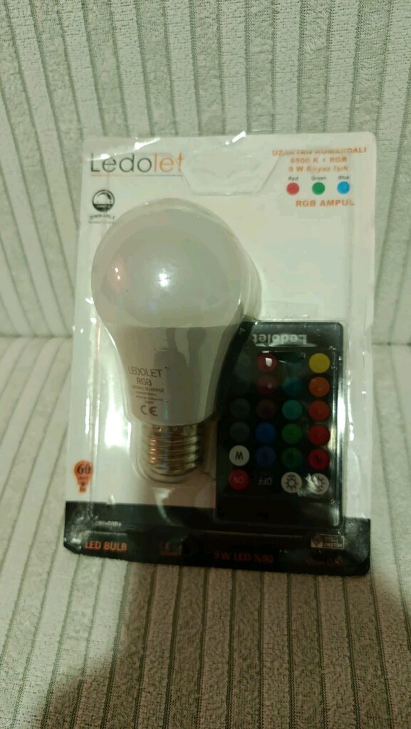 LED AMPÜL RENGLİ YANMA VE UZAKDAN KUMANDALI MODÜLLÜ - 2