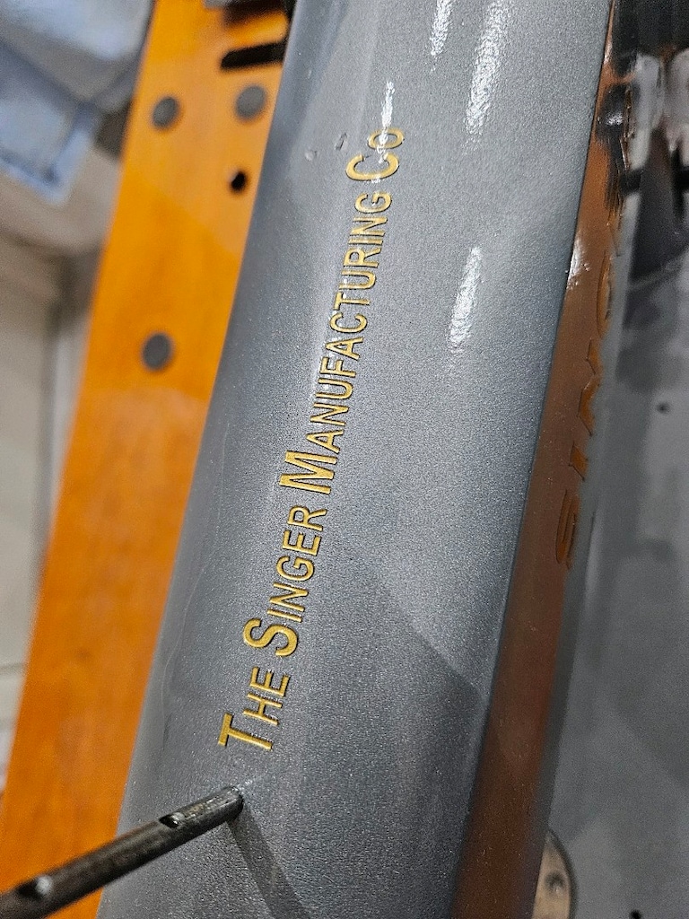 Singer 196k5 Antika sanayi dikis makinesi - 8