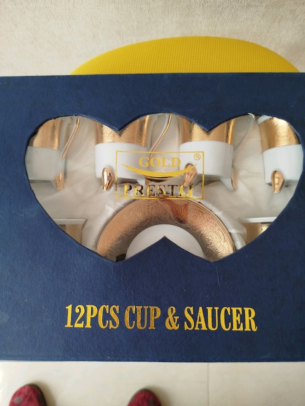 Gold prestij ayaklı kahve fincanı takımı - 2