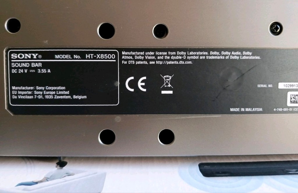 Sony HT-X8500 Sound Bar - 4