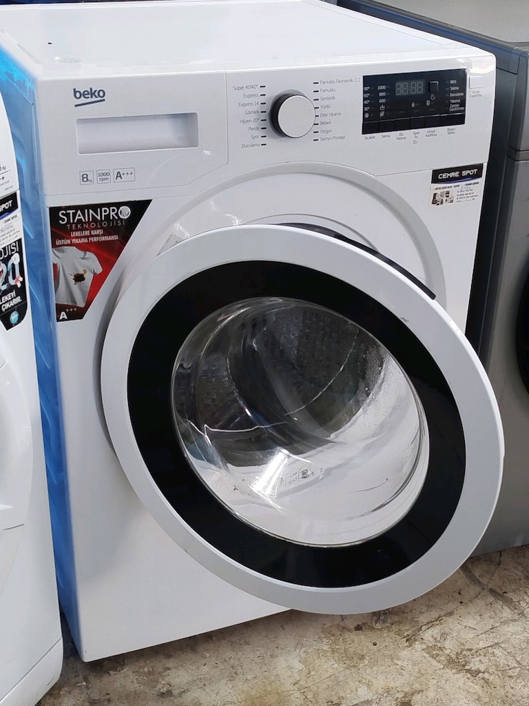 BEKO 8 KG ÇAMAŞIR MAKİNESİ İZMİR İÇİ 3 AY GARANTİMİZ VARDIR - 9