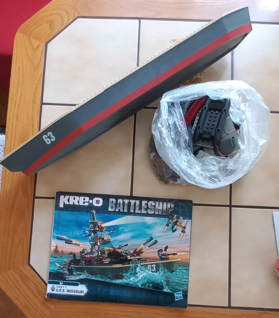 Kre-o Uss Missouri 63 / Hasbro / Lego Efsane Savaş Gemisi Maketi - 4