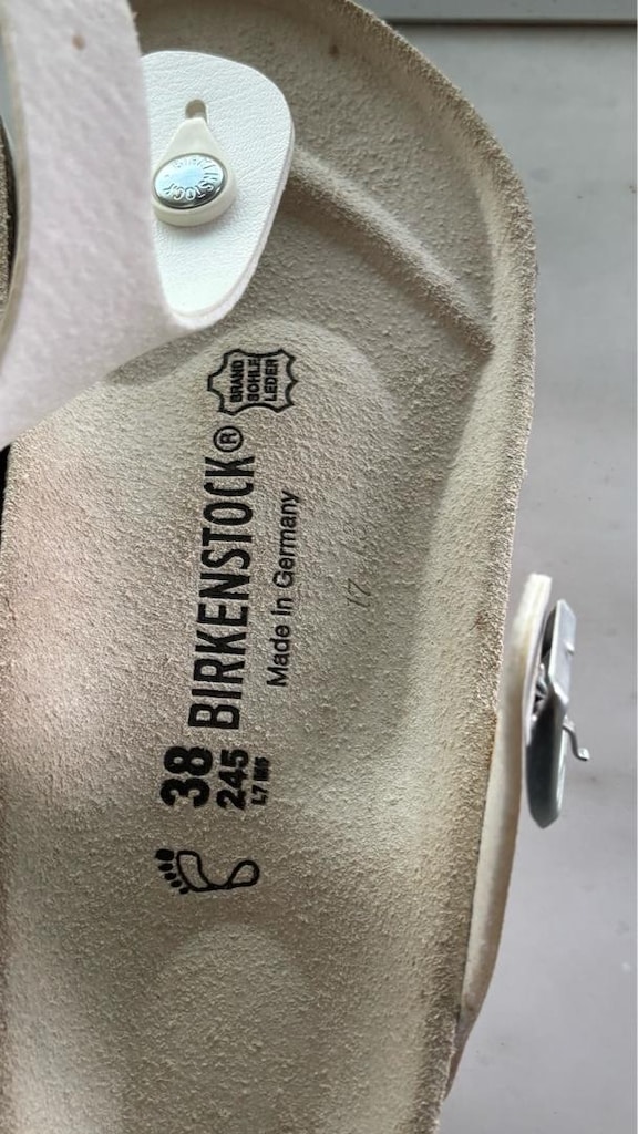 ALMANYA’DAN ORİJİNAL, BIRKENSTOCK BEYAZ TERLİK - 7